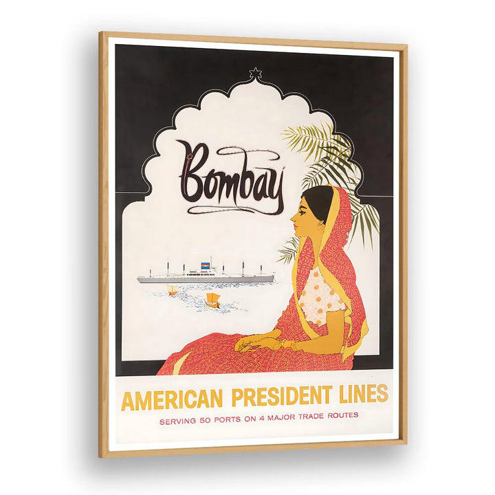 Stunning BOMBAY Vintage Travel Posters showcasing vibrant art that elevates your living space with nostalgia.