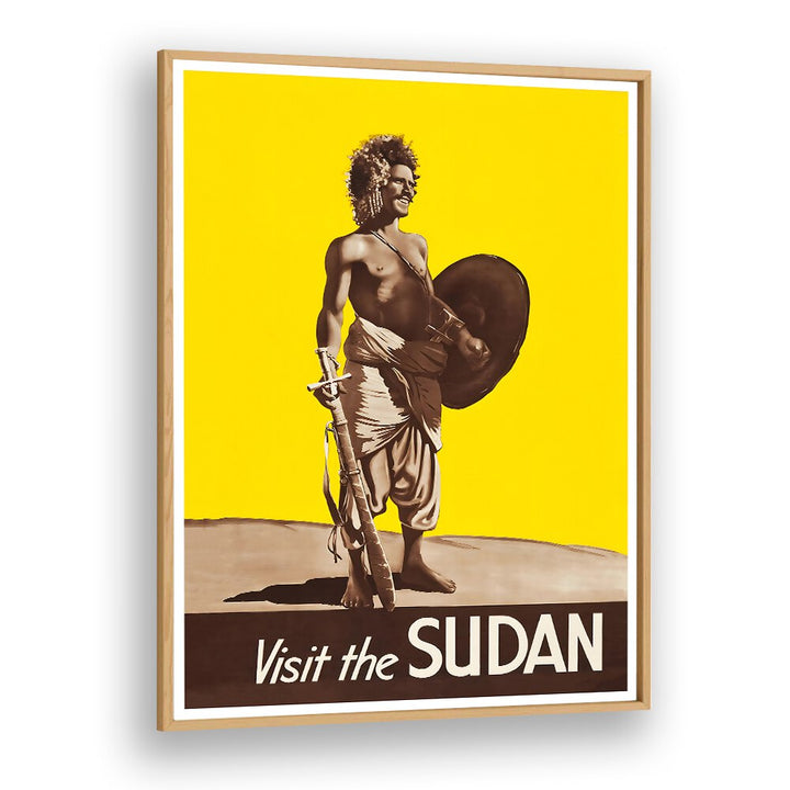 Explore the charm of SUDAN, VINTAGE TRAVEL POSTERS featuring a striking design that captivates art lovers.