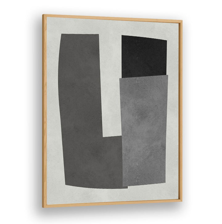 Stylish MODERN SHAPES X, GEOMETRIC ART PRINTS featuring bold forms in a chic color palette for contemporary spaces.