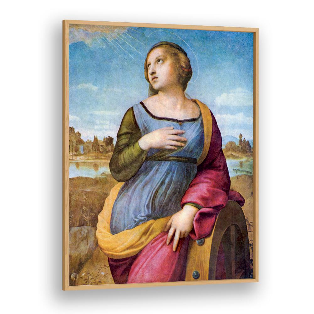 SAINT CATHERINE OF ALEXANDRIA (1507)  , VINTAGE PAINTINGS