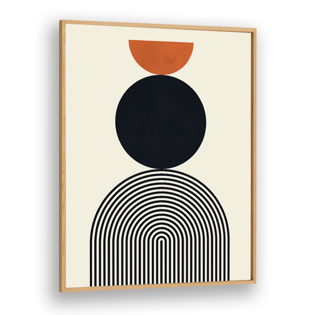 Modern geometric design featuring LINES AND CIRCLES III, BOHO ART PAINTINGS for stylish home decor.