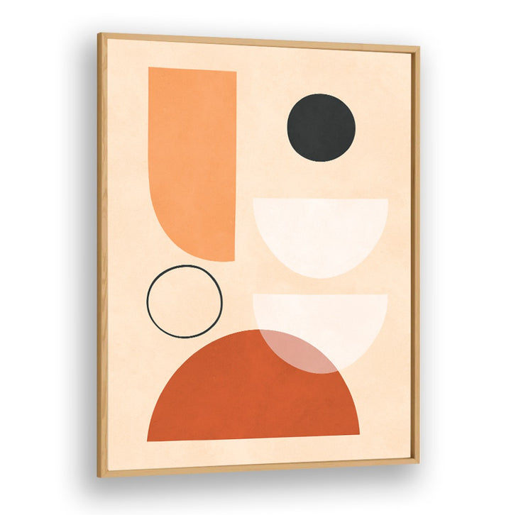 Colorful geometric shapes in SEMICIRCLES III, BOHO ART PAINTINGS perfect for modern home decor and creativity.