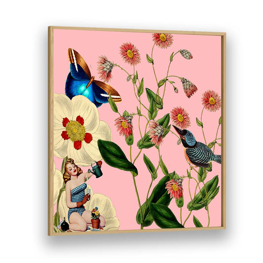 Vibrant BIG FLOWER DREAM, FLORAL FLOWER PAINTINGS featuring bold colors and floral patterns, perfect for any space.