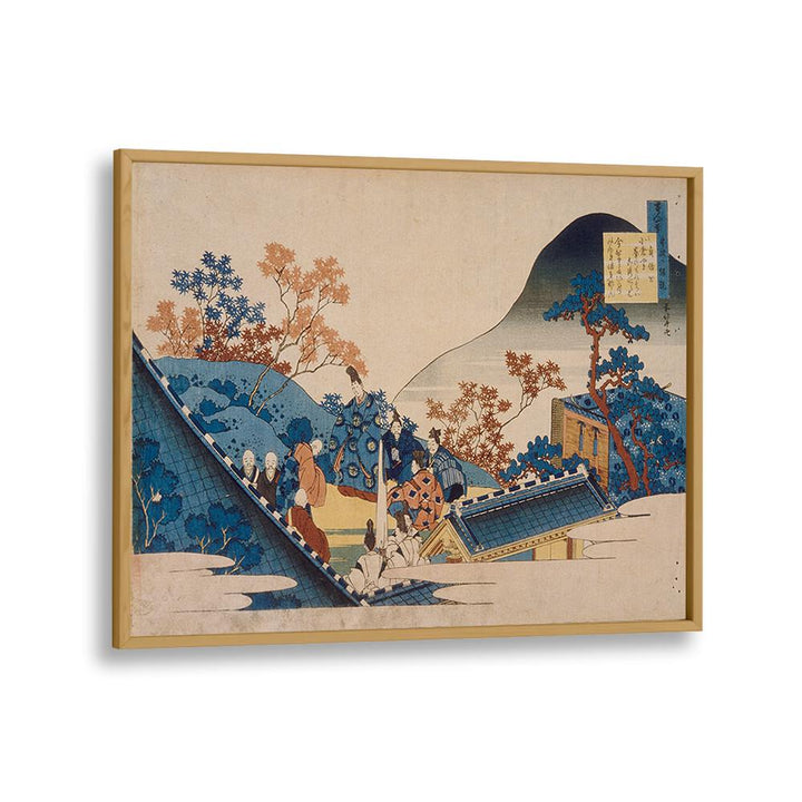 HOKUSAI'S POEM , VINTAGE PAINTINGS