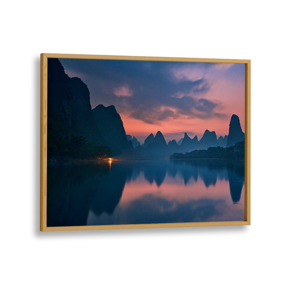 Breathtaking view of Li River at dawn, perfect for any space. Discover THE DAWN OF LI RIVER, PHOTOGRAPHY PRINTS.