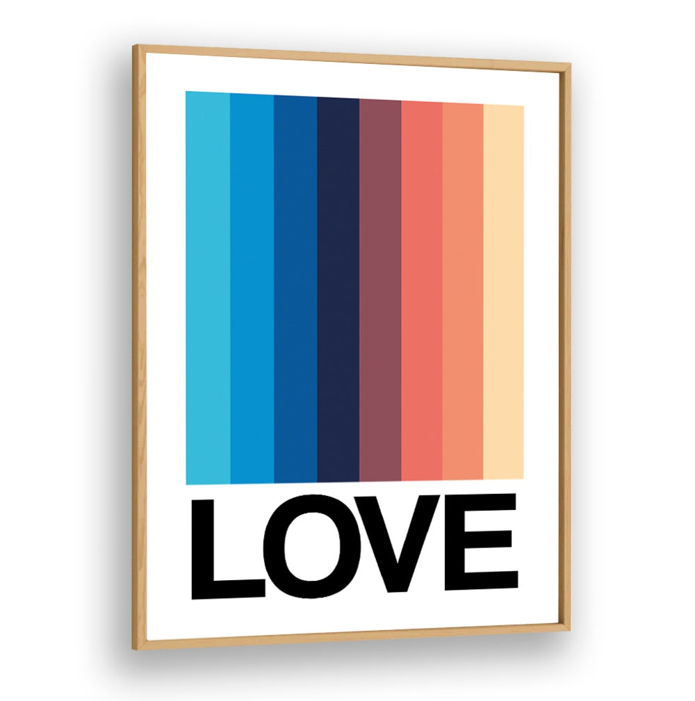 Stylish MIRROR STRIPE LOVE, QUOTES poster adds contemporary flair to any space, perfect for home or office decor.