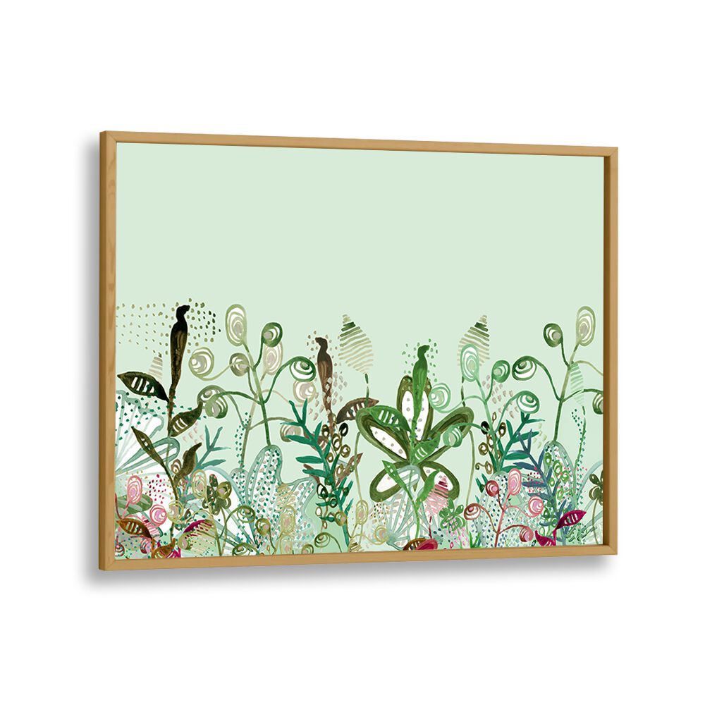 Botanical artwork featuring the UNDER THE SEA MURAL, FLORAL FLOWER PAINTINGS, perfect for transforming your space.