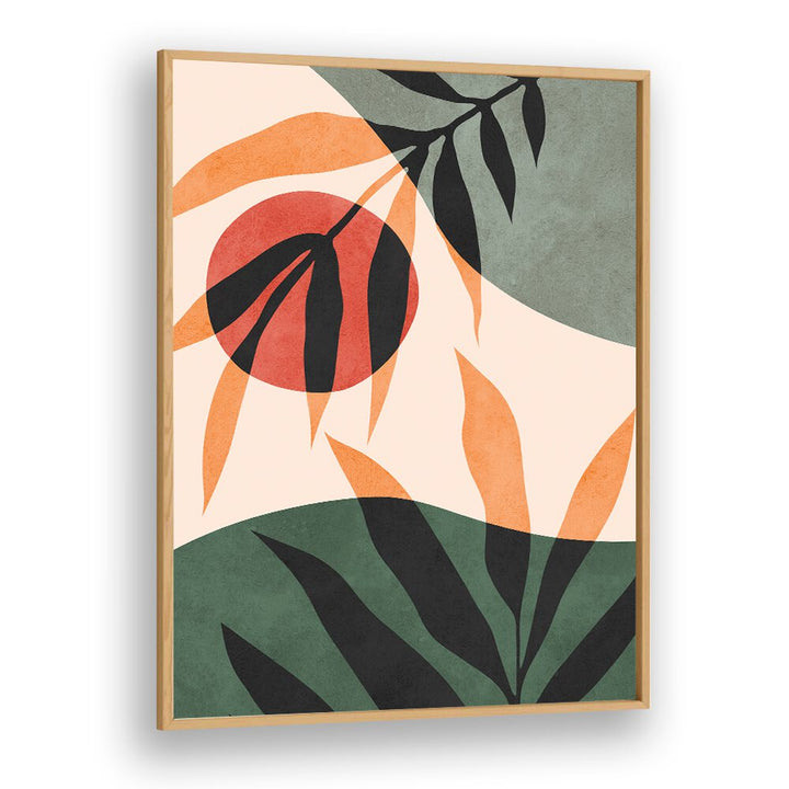 Serene LEAVES II, BOHO ART PAINTINGS featuring soft hues and graceful designs, perfect for nature-inspired decor.