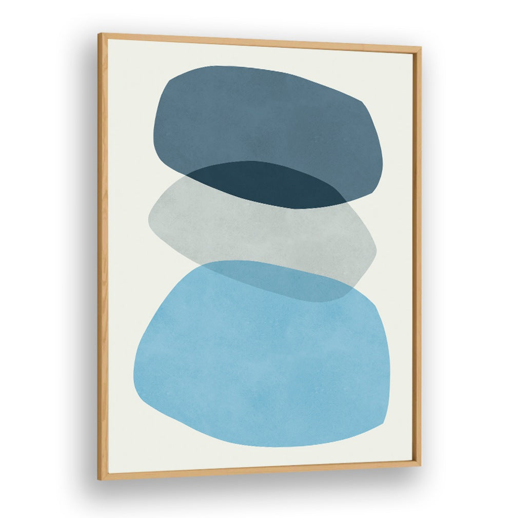 Stylish ROCK OVERLAY, ABSTRACT PAINTINGS featuring soft blue tones, perfect for enhancing your home decor.