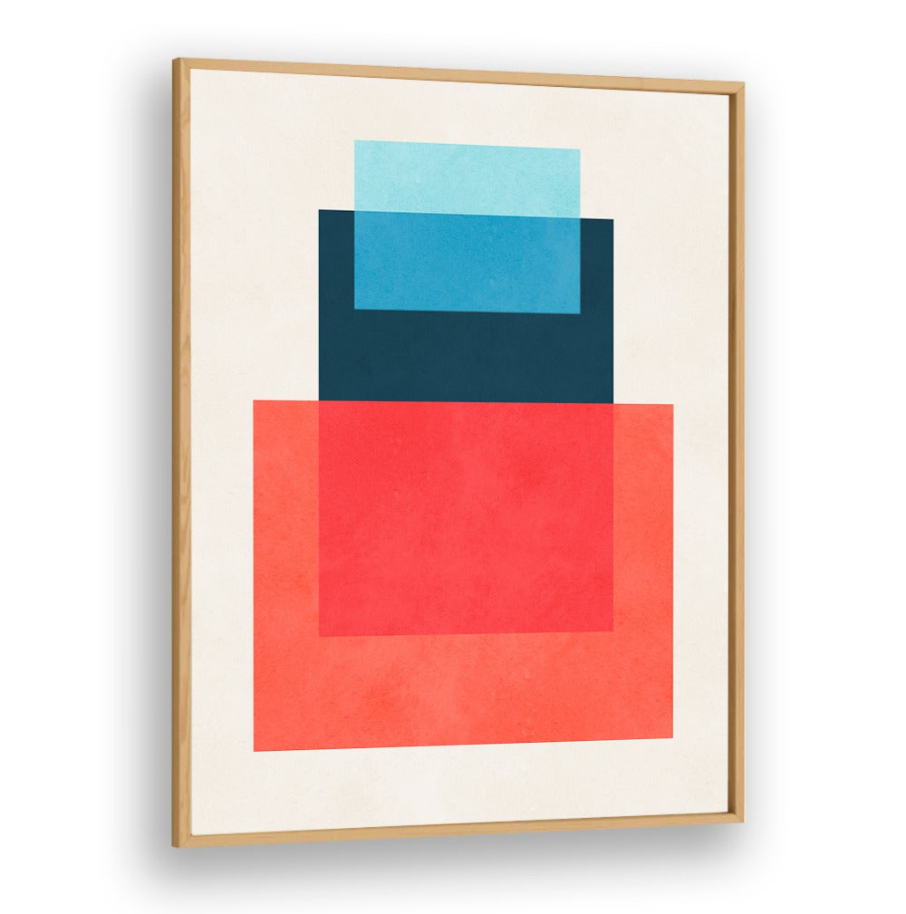 Stunning OVERLAPPING IX, GEOMETRIC ART PRINTS featuring layered shapes in vibrant colors, perfect for modern spaces.