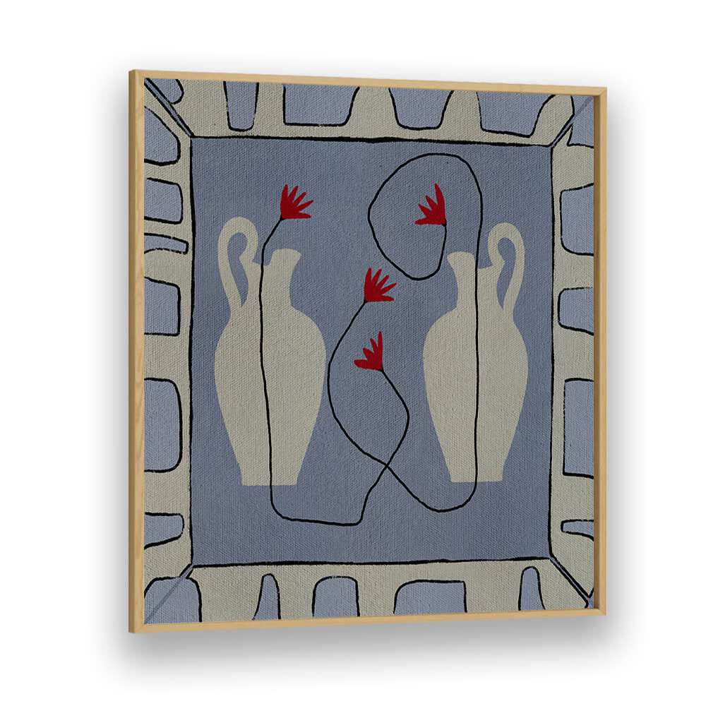 Elegant OUT OF VASE BLOOMS XI, FLORAL FLOWER PAINTINGS showcase vibrant floral art for sophisticated home decor.