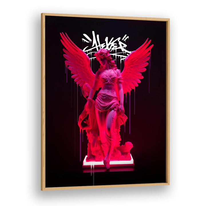 Vibrant NEON ATHENEA, ALTERED ART PRINTS by Dikhotomy, perfect for transforming any living space with elegance.