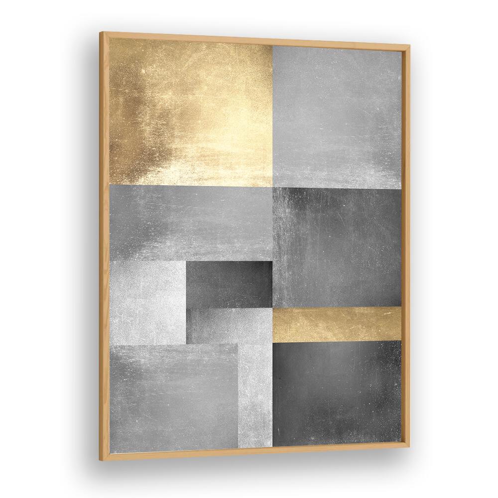 Sophisticated GOLD TEXTURES V, GEOMETRIC ART PRINTS featuring gold and silver tones for modern elegance in any space.