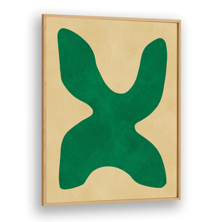Modern ORGANIC ART XI, GEOMETRIC ART PRINTS featuring a tranquil green design, perfect for contemporary spaces.