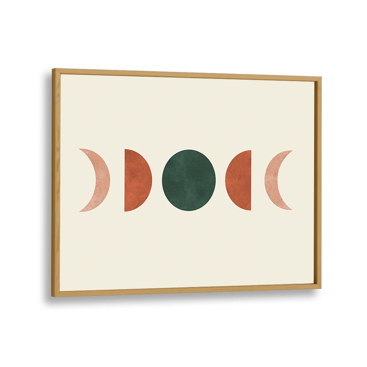 Elegant MOON 1, BOHO ART PAINTINGS showcasing lunar phases, perfect for night sky enthusiasts and modern decor.