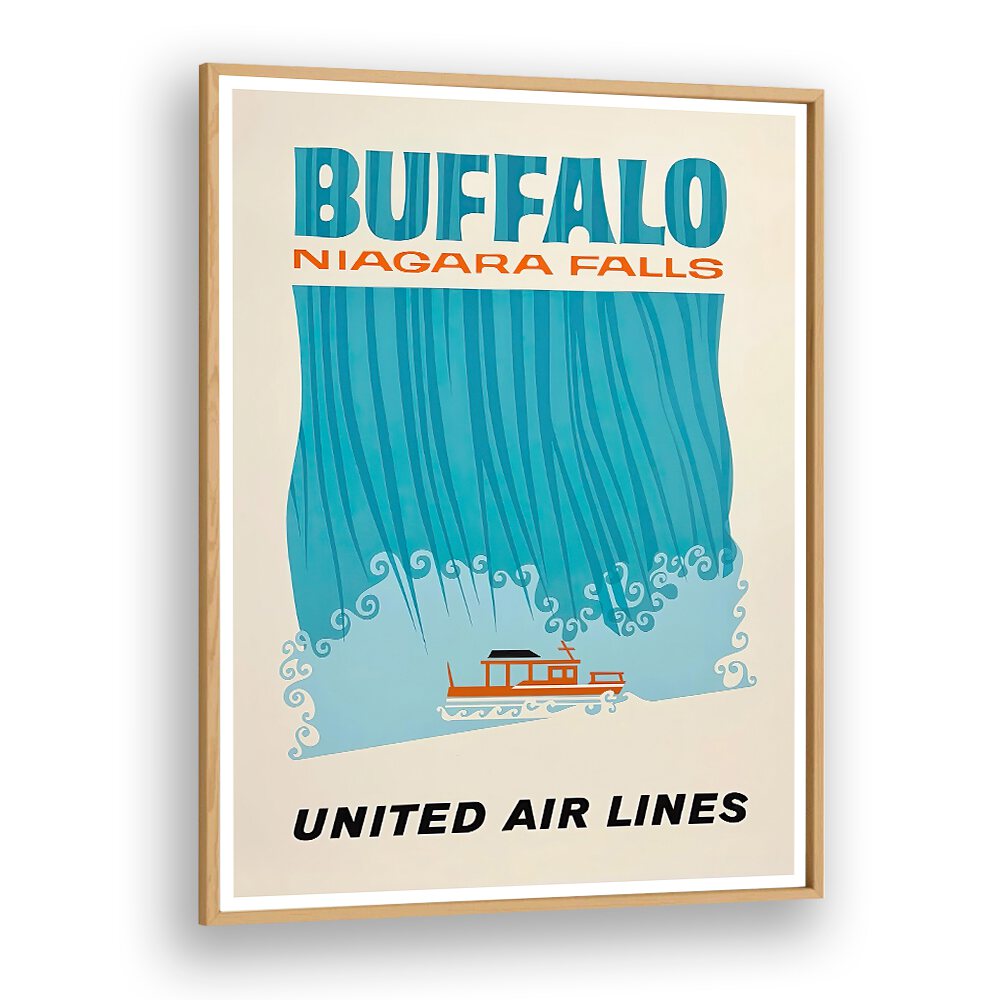Niagara Falls I, vintage travel posters showcase the majestic beauty of the falls, adding charm to your space.