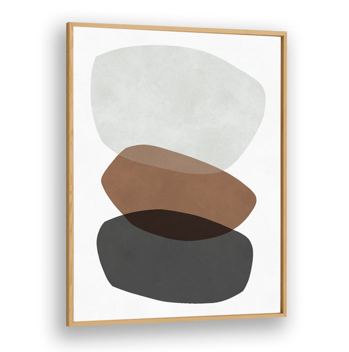 Stylish ROCK OVERLAY VII, ABSTRACT PAINTINGS showcasing elegant layered shapes in soothing colors, perfect for modern decor.