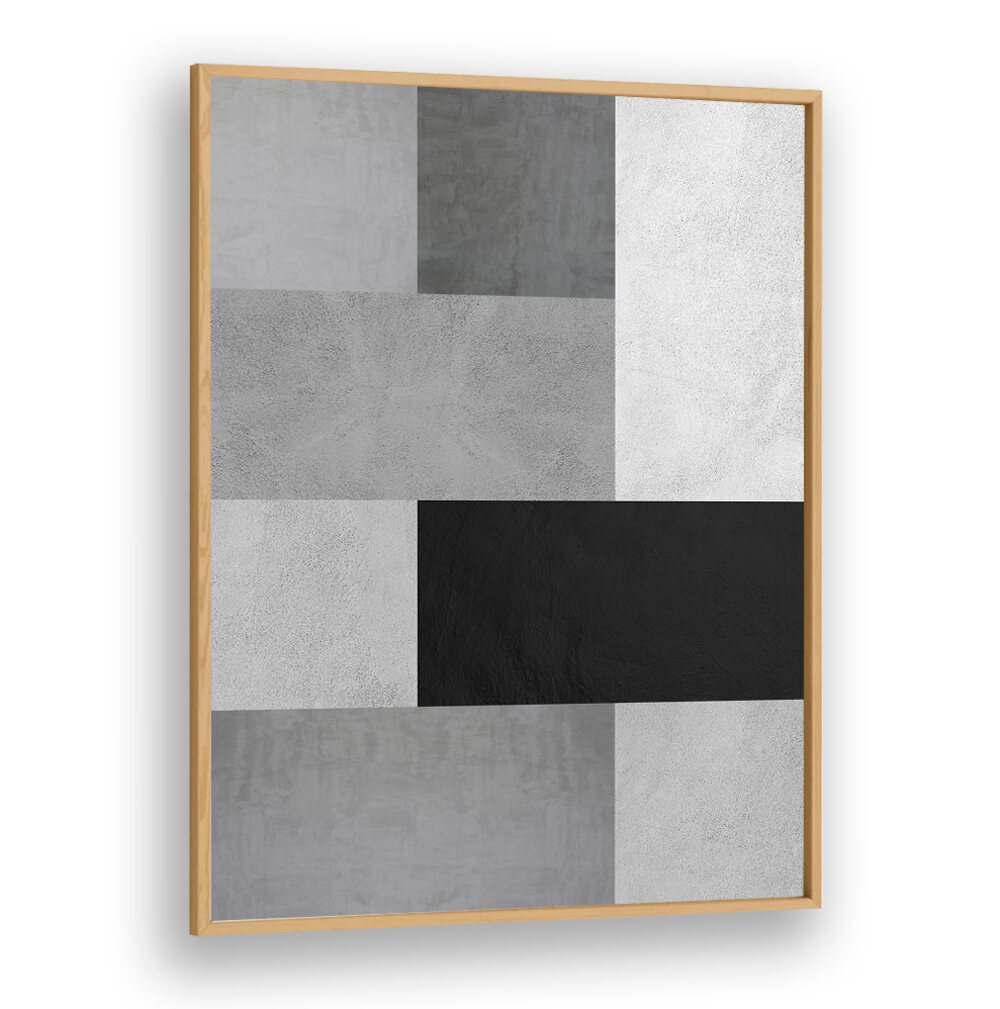 Sophisticated gray geometric art print, GRAY TEXTURES IV, perfect for enhancing creative projects.
