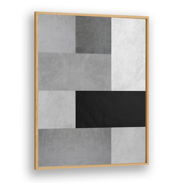 Sophisticated gray geometric art print, GRAY TEXTURES IV, perfect for enhancing creative projects.