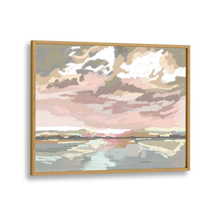 Stunning SINGING SKIES, LANDSCAPE PAINTINGS showcasing serene hues and reflective waters, perfect for transforming your space.