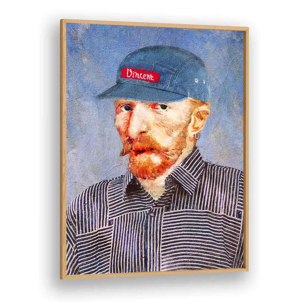 Hipster Vincent altered art prints by Dikhotomy blend classic style with modern flair, perfect for art lovers.
