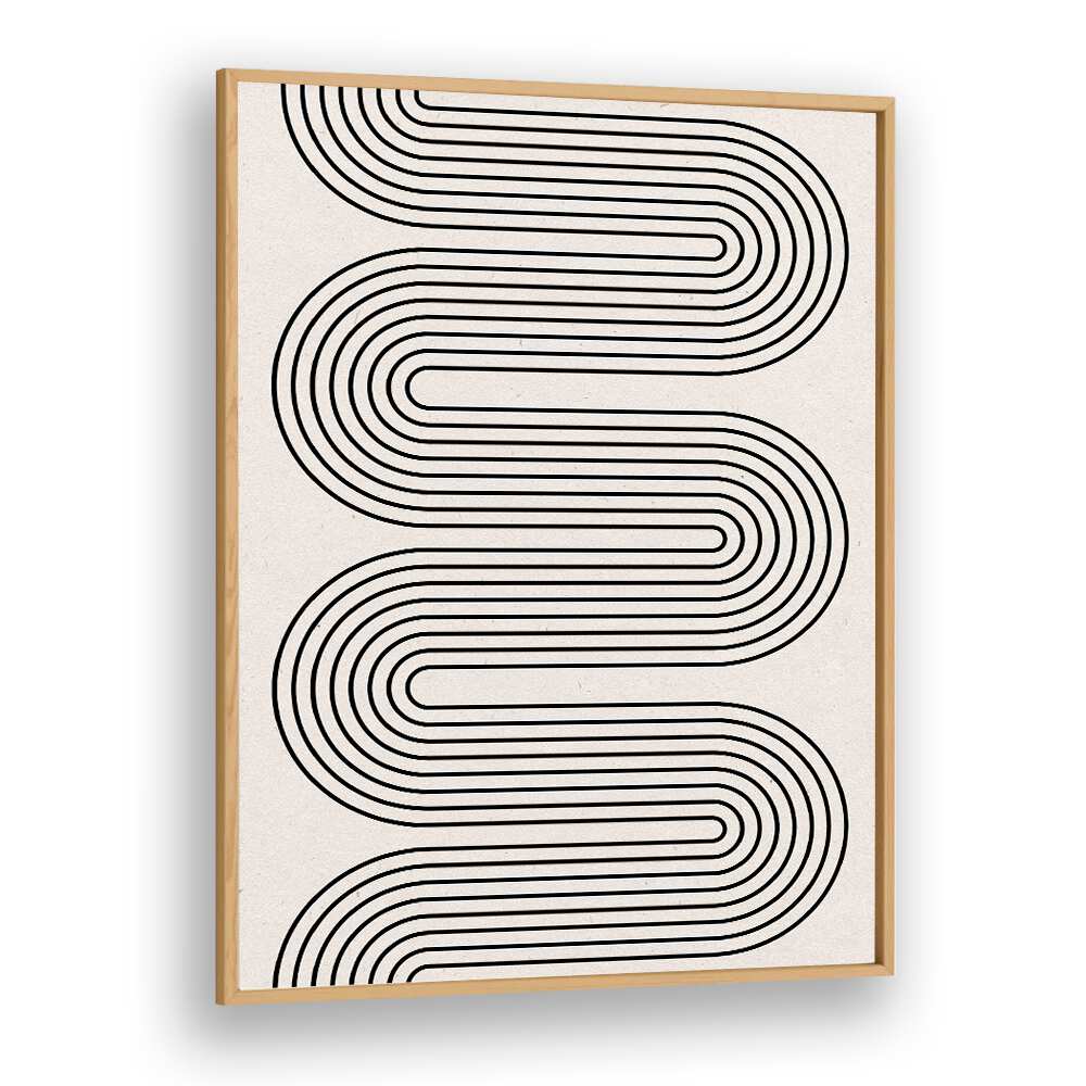 Stylish MODERN BALANCE IV, part of BOHO ART PAINTINGS by The Miuus Studio, showcasing sleek abstract lines and form.