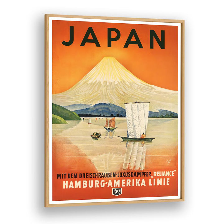 Stunning JAPAN II, VINTAGE TRAVEL POSTERS featuring Mount Fuji and tranquil waters, a perfect addition to any décor.