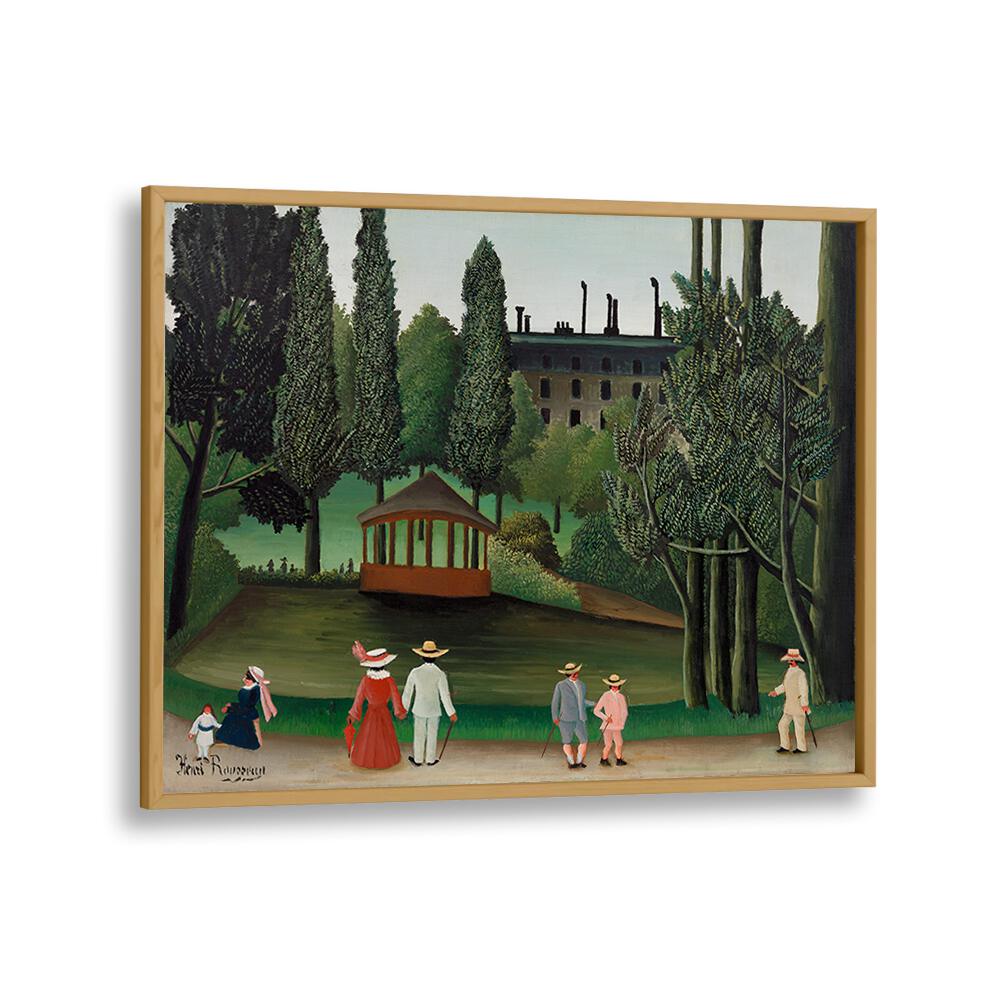 VIEW OF MONTSOURIS PARK , VINTAGE PAINTINGS