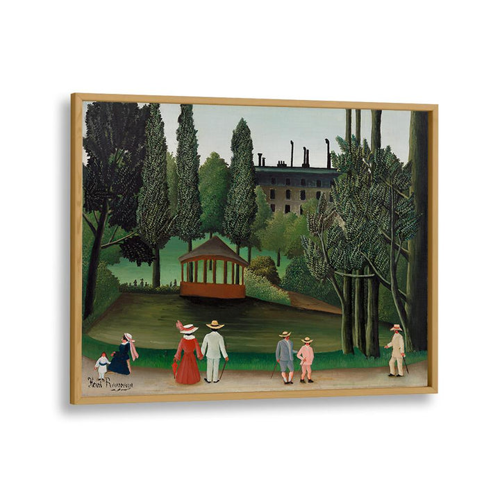 VIEW OF MONTSOURIS PARK , VINTAGE PAINTINGS