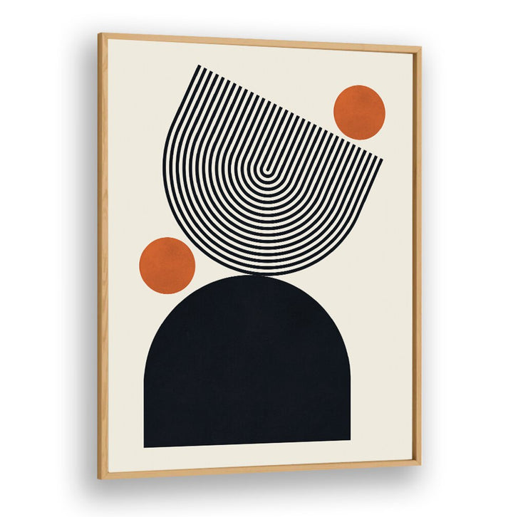 CIRCLES AND LINES V, BOHO ART PAINTINGS features elegant geometric shapes in a modern design, perfect for any space.