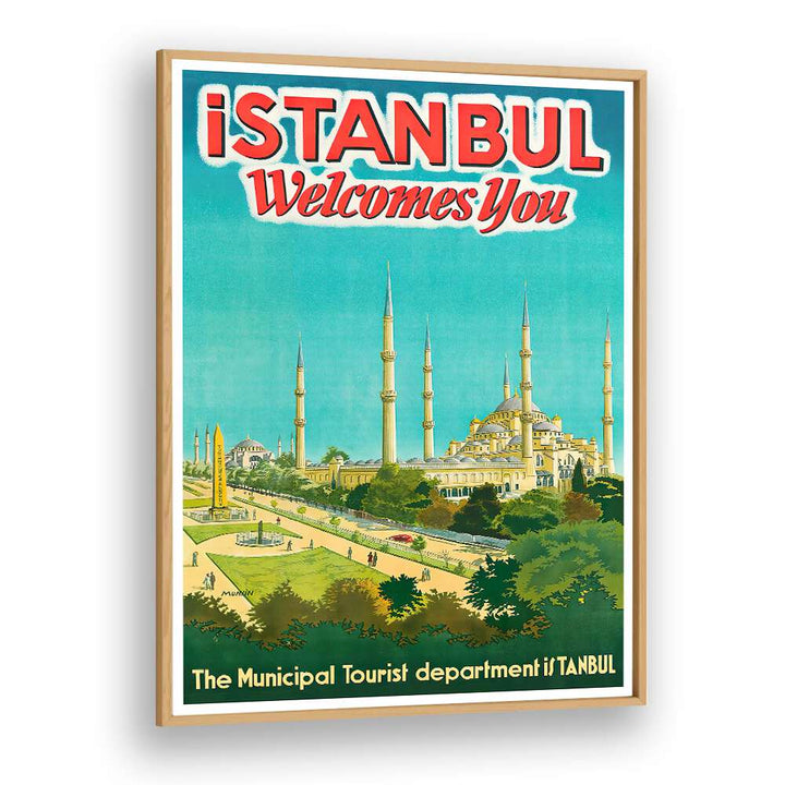 Explore the charm of ISTANBUL II, VINTAGE TRAVEL POSTERS, showcasing Istanbul's historic beauty and culture.