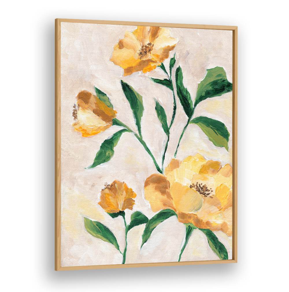 YELLOW CAMELLIA , FLORAL FLOWER PAINTINGS