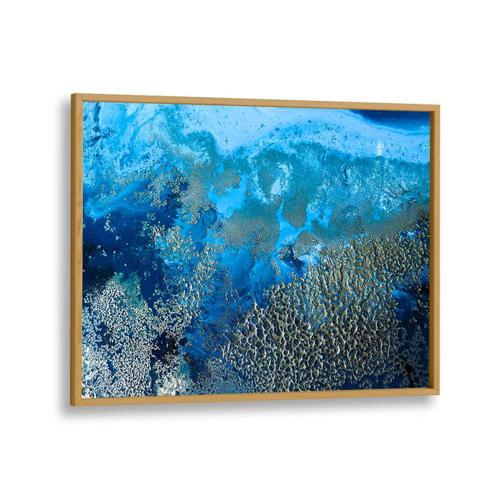 COASTAL REVITALIZE, ABSTRACT PAINTINGS showcase vibrant blues and textures, perfect for adding tranquility to your space.