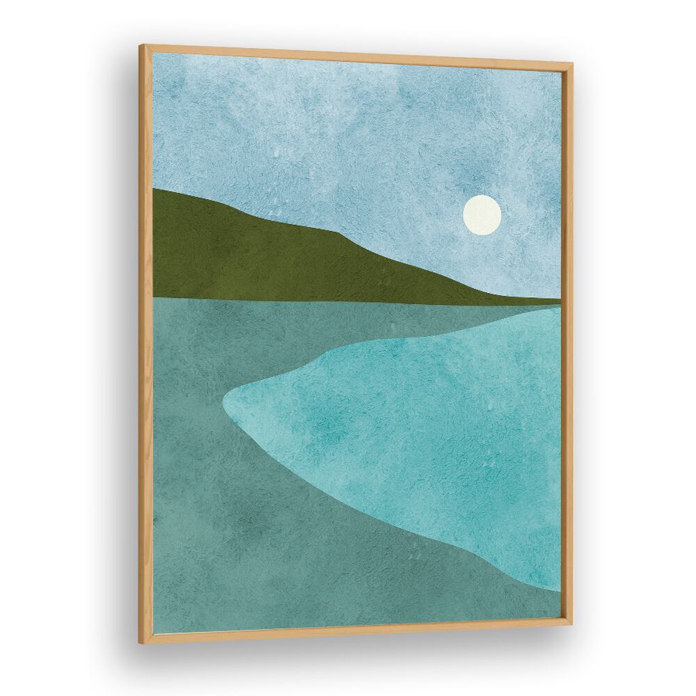 Modern decor shines with WATERCOLOR III, LANDSCAPE PAINTINGS, showcasing nature's beauty in abstract art.