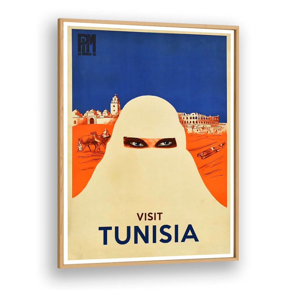 Explore enchanting landscapes with TUNISIA, VINTAGE TRAVEL POSTERS, perfect for travel enthusiasts and collectors.