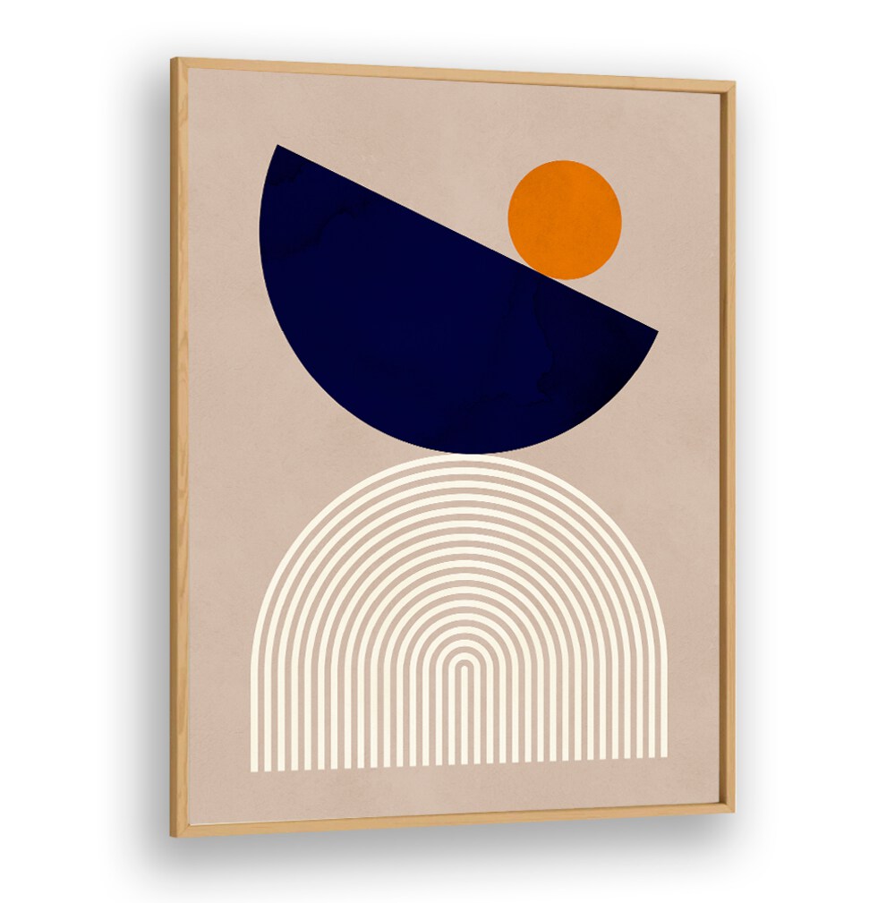 Bold SEMICIRCLES II, GEOMETRIC ART PRINTS showcase unique shapes and colors, perfect for modern art enthusiasts.