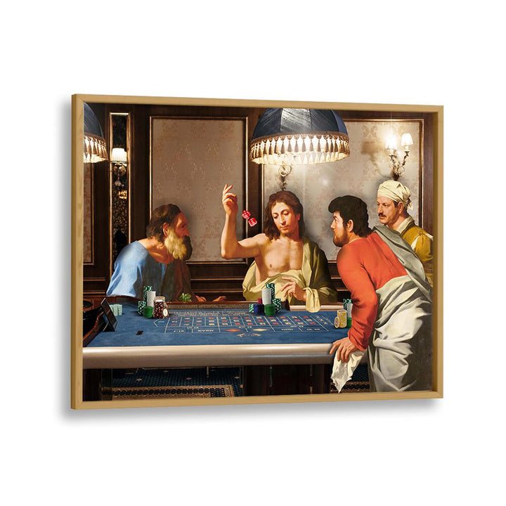 Casino Gang, altered art prints showcasing a vibrant casino scene that captures the thrill of high-stakes gaming.