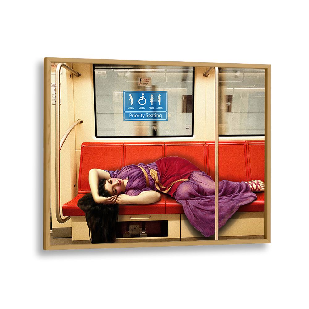 Priority Seating altered art prints by Dikhotomy, blending modern creativity with striking visual storytelling.