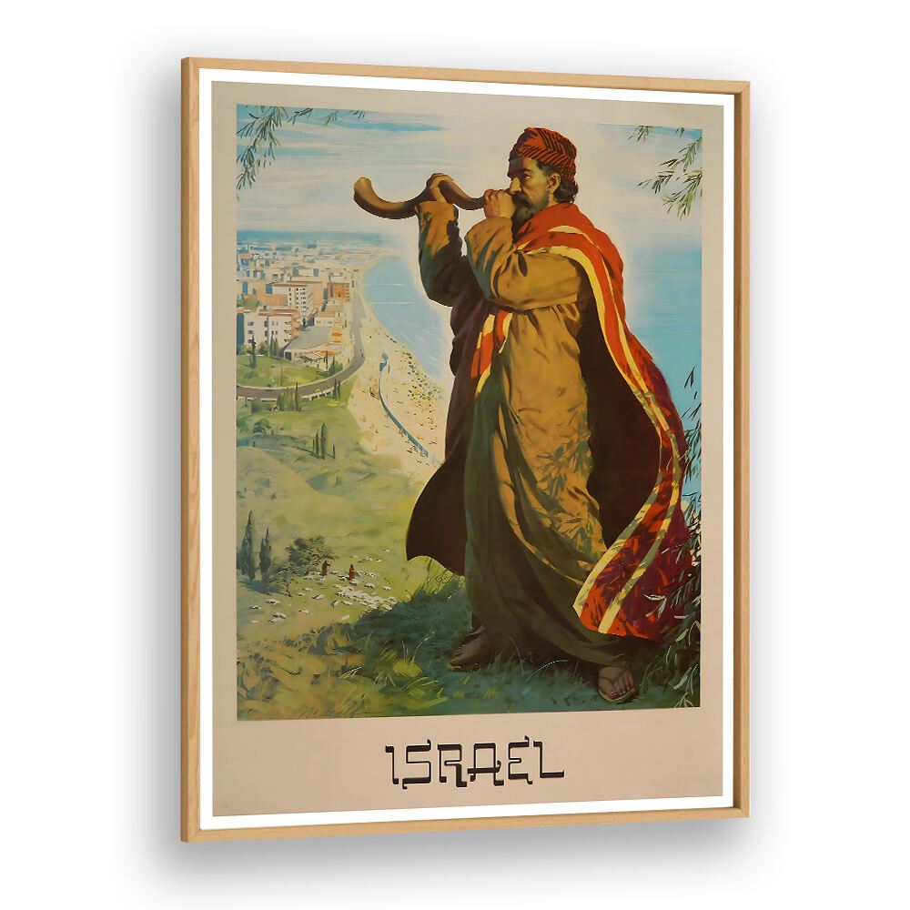 Explore the captivating charm of ISRAEL with our VINTAGE TRAVEL POSTERS, showcasing iconic scenery and culture.
