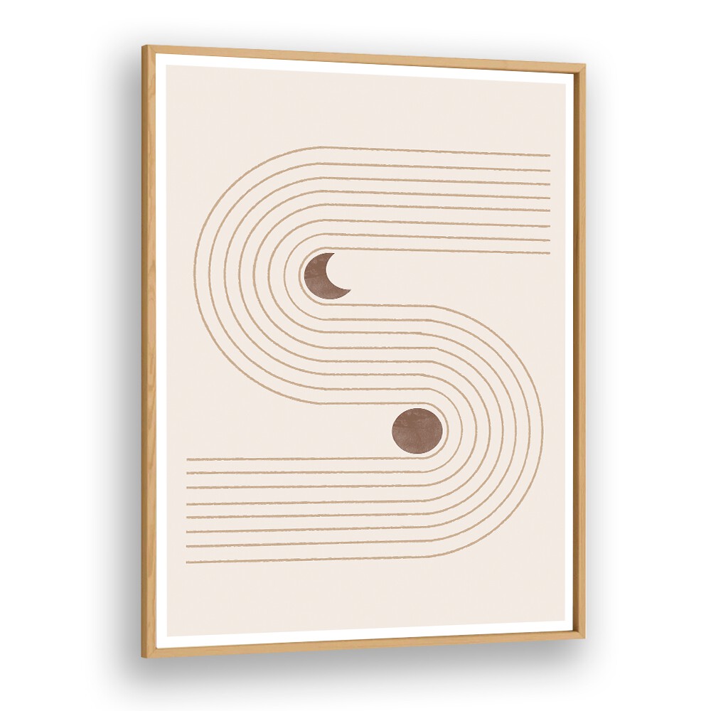 Elegant BOHO ARCH art painting by THE MIUUS STUDIO, perfect for adding bohemian style to any living space.