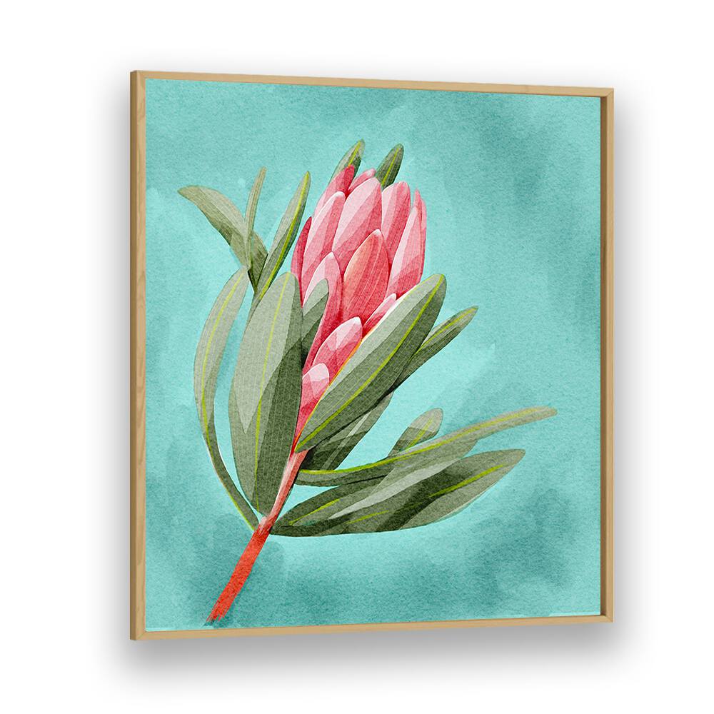 Elegant PROTEA, FLORAL FLOWER PAINTINGS showcase vibrant colors, perfect for enhancing modern decor in any space.