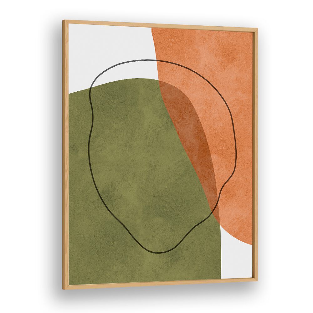 Modern ABSTRACT SHAPES VII, ABSTRACT PAINTINGS artwork features earthy tones, enhancing any living space with style.