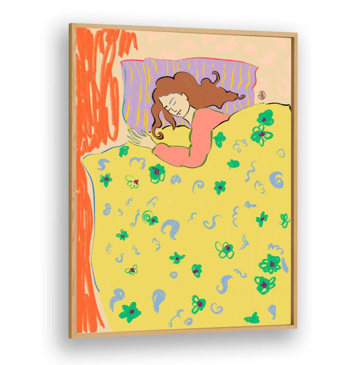 Transform your space with SLEEPING IN, VIBRANT art print, adding energy and creativity to any room.