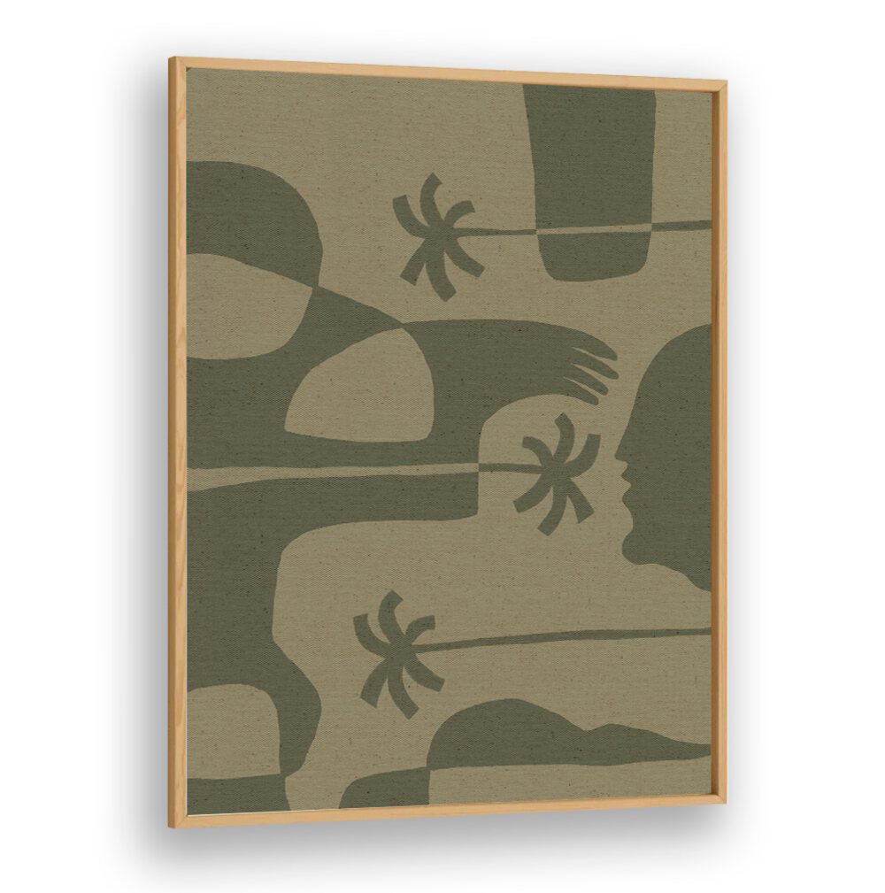 Stylish and modern, THE LAND STORY VII, BOHO ART PAINTINGS, enhances any space with its unique design.