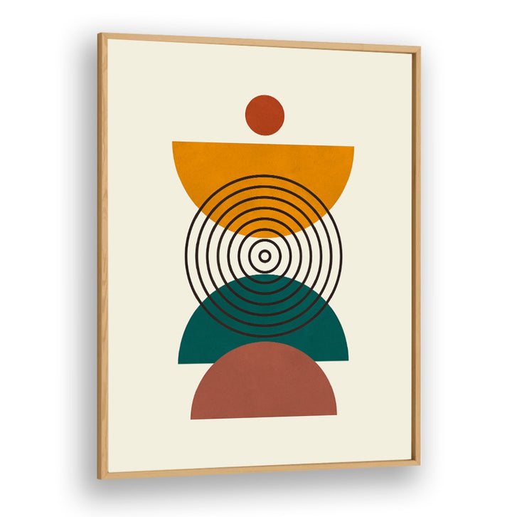 Colorful LINES AND CIRCLES, BOHO ART PAINTINGS showcase modern geometric shapes for stylish decor. Perfect for any space!