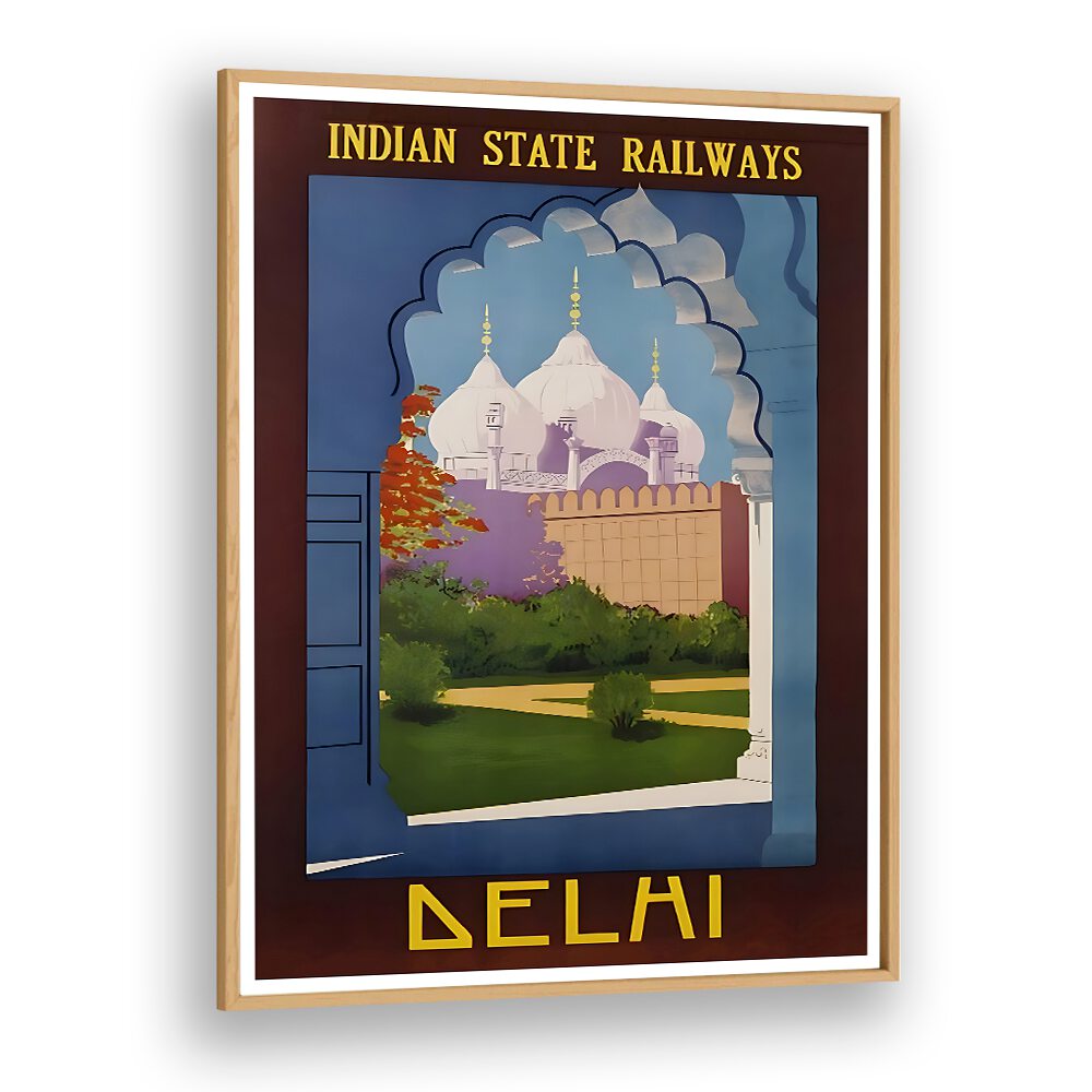 Discover INDIAN RAILWAYS, VINTAGE TRAVEL POSTERS featuring stunning art that celebrates India's rich heritage.