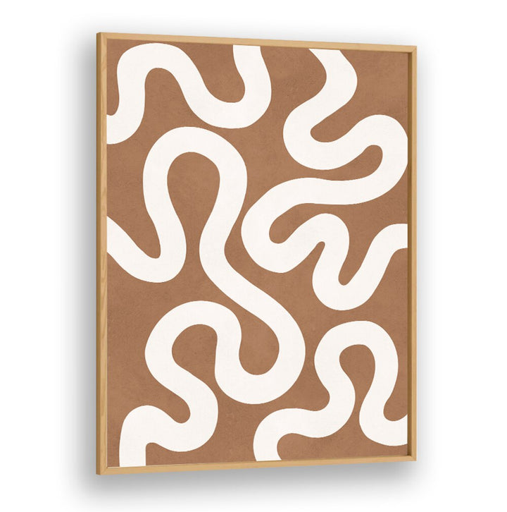 Elegant UNDULATING, ABSTRACT PAINTINGS featuring smooth, flowing lines to enhance your contemporary home decor.