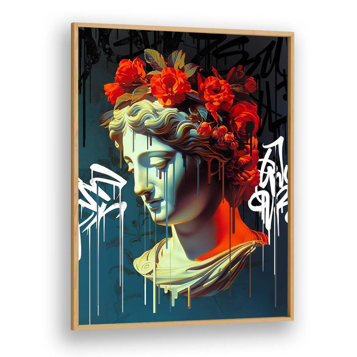 VANDAL CASANDRA, ALTERED ART PRINTS by DIKHOTOMY combines modern aesthetics with a rebellious flair for your space.