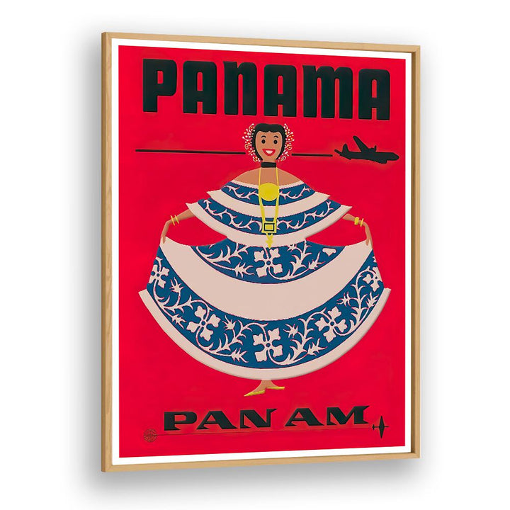 Vibrant PANAMA, VINTAGE TRAVEL POSTERS showcasing cultural charm and adventure, perfect for travel enthusiasts.