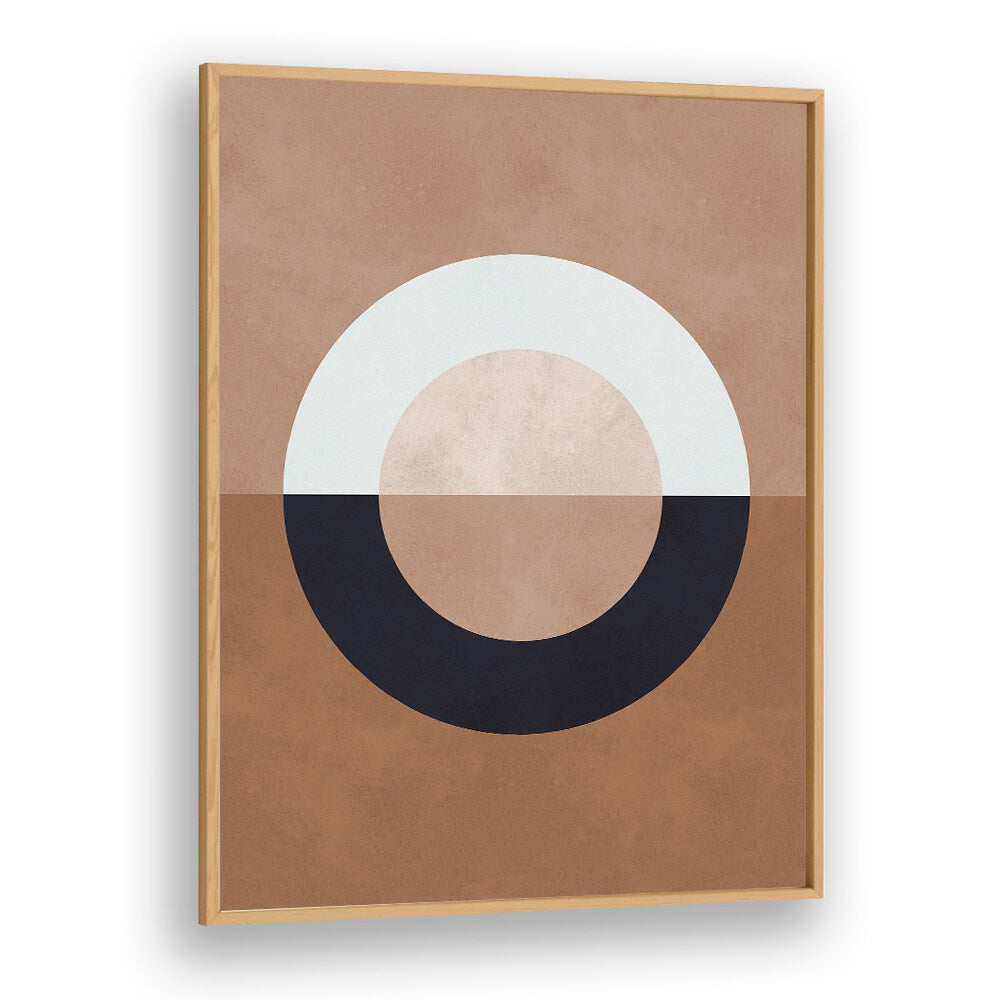 Stylish BROWN GEOMETRY VIII, GEOMETRIC ART PRINTS featuring earthy tones and intricate designs for modern decor.